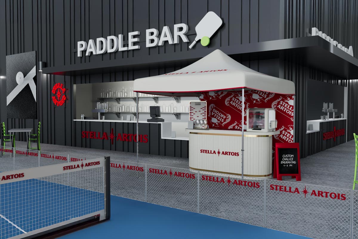 Estrella Jalisco Experiential Paddle Ball 3D Design